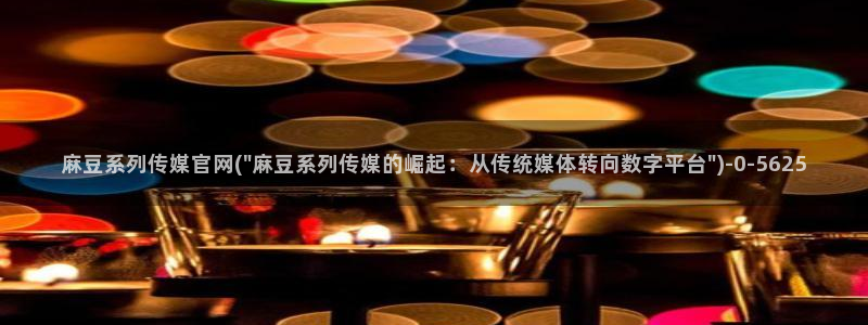 麻豆印像传媒官网