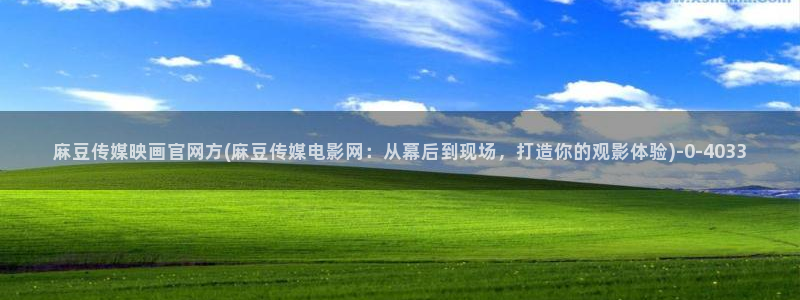 麻豆斤传媒官网：麻豆传媒映画官网方(麻豆传媒电影网：从幕后到现场，打造你的观影体验)