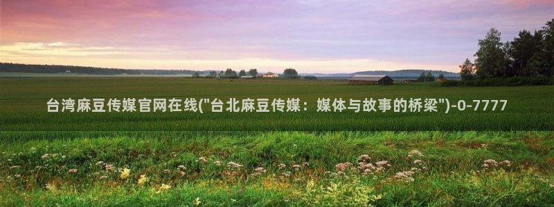 麻豆传媒国官网：台湾麻豆传媒官网在线(\